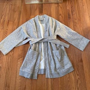 Madewell oversized sweatshirt jacket